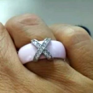 🥰Host Pic💖New Ceramic Ring with Bling
